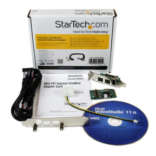 StarTech.com 3 Port 2b 1a 1394 Mini PCI Express FireWire Card Adapter - Image 11