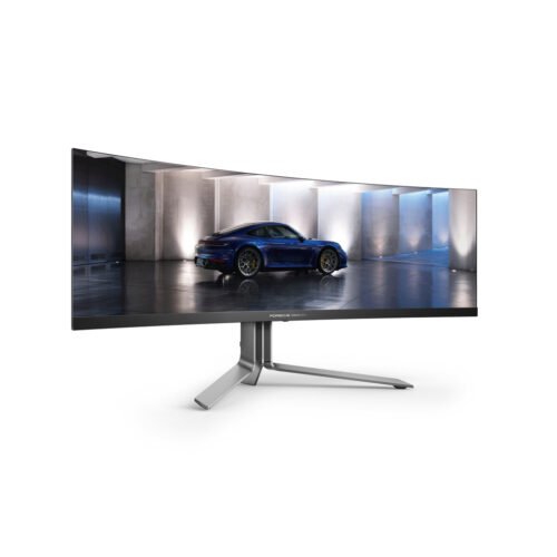 AOC Porsche PD49 LED display 124.5 cm (49") 5120 x 1440 pixels DQHD QD-OLED Black - Image 4