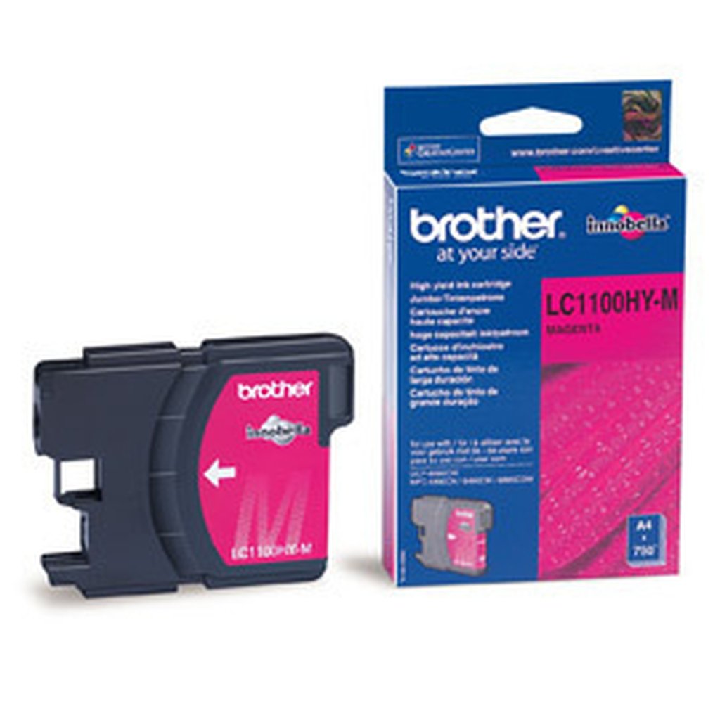 Brother LC1100HYM ink cartridge Original Magenta
