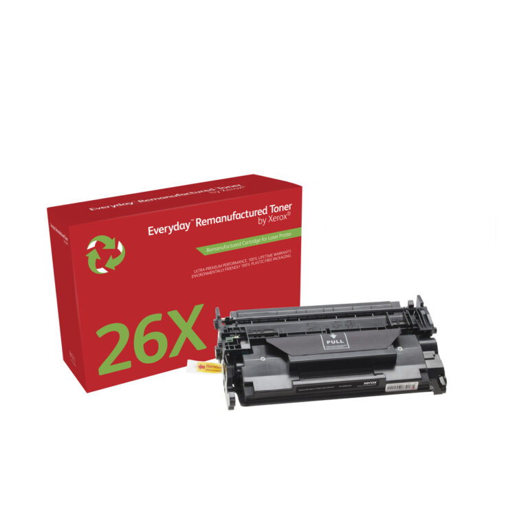 Everyday™ Mono Remanufactured Toner by Xerox compatible with HP 26X (CF226X), High capacity