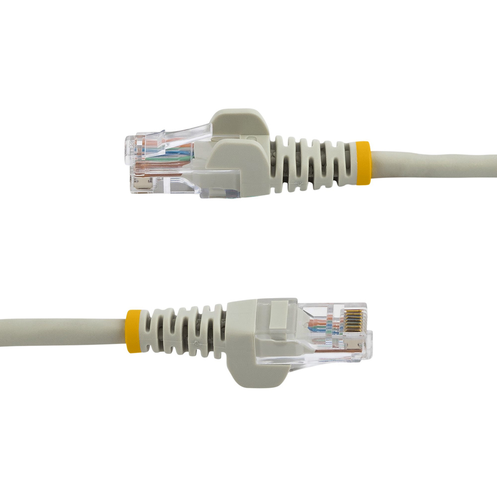 StarTech.com Cat5e Patch Cable with Snagless RJ45 Connectors - 2m, Gray - Image 2