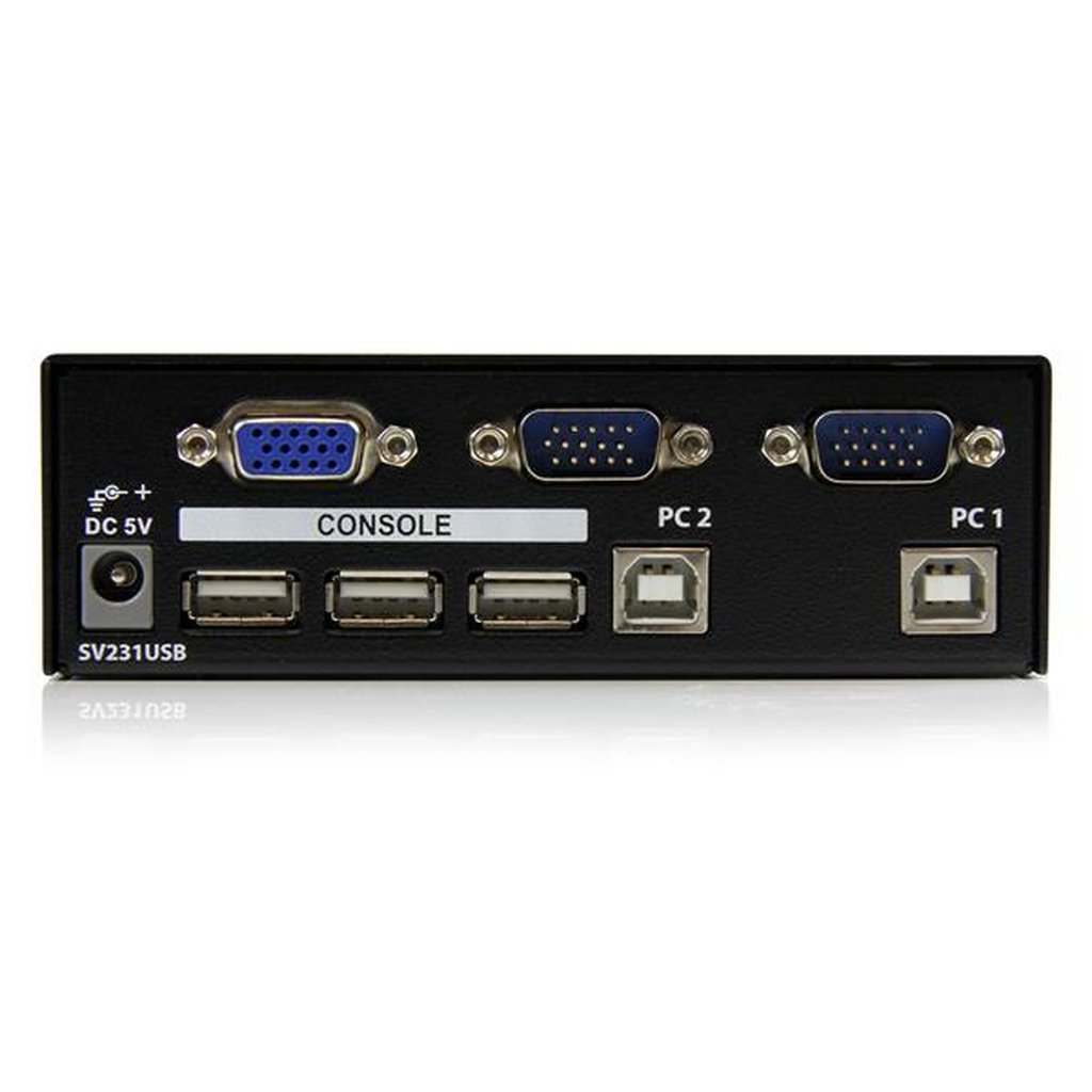 StarTech.com 2 Port Professional USB KVM Switch Kit with Cables - Image 4