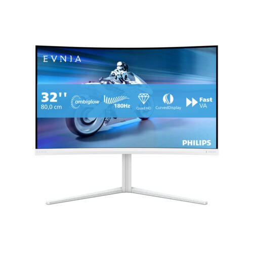 Philips Evnia 5000 32M2C5501/00 computer monitor 81.3 cm (32") 1920 x 1080 pixels Full HD LCD White - Image 4