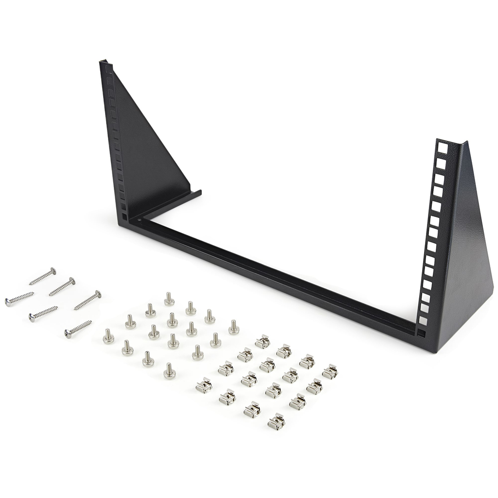 StarTech.com 5U Vertical Wall Mount Rack - 19in Low Profile Open Wall Mounting Bracket - Network/Server Room/Data/AV/IT/Patch P - Image 5