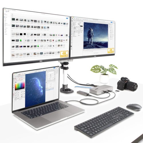 StarTech.com Thunderbolt 4 Multi-Display Docking Station, Quad/Triple/Dual Monitor Dock - 2x HDMI/2x DisplayPort, 7x USB Hub, 2 - Image 12