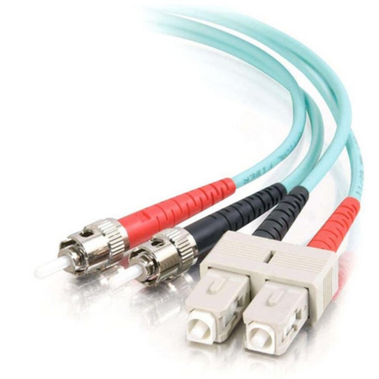 C2G 85527 InfiniBand/fibre optic cable 10 m SC ST OFNR Turquoise