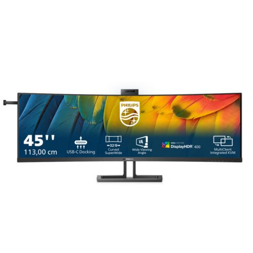Philips 6000 series 45B1U6900CH/00 LED display 113 cm (44.5") 5120 x 1440 pixels UltraWide Dual Quad HD Black - Image 2