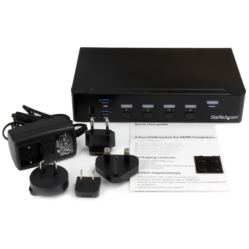 StarTech.com 4-Port HDMI KVM Switch - USB 3.0 - 1080p - Image 7