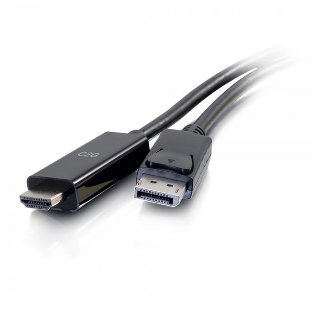 C2G 80695 video cable adapter 3 m DisplayPort HDMI Black