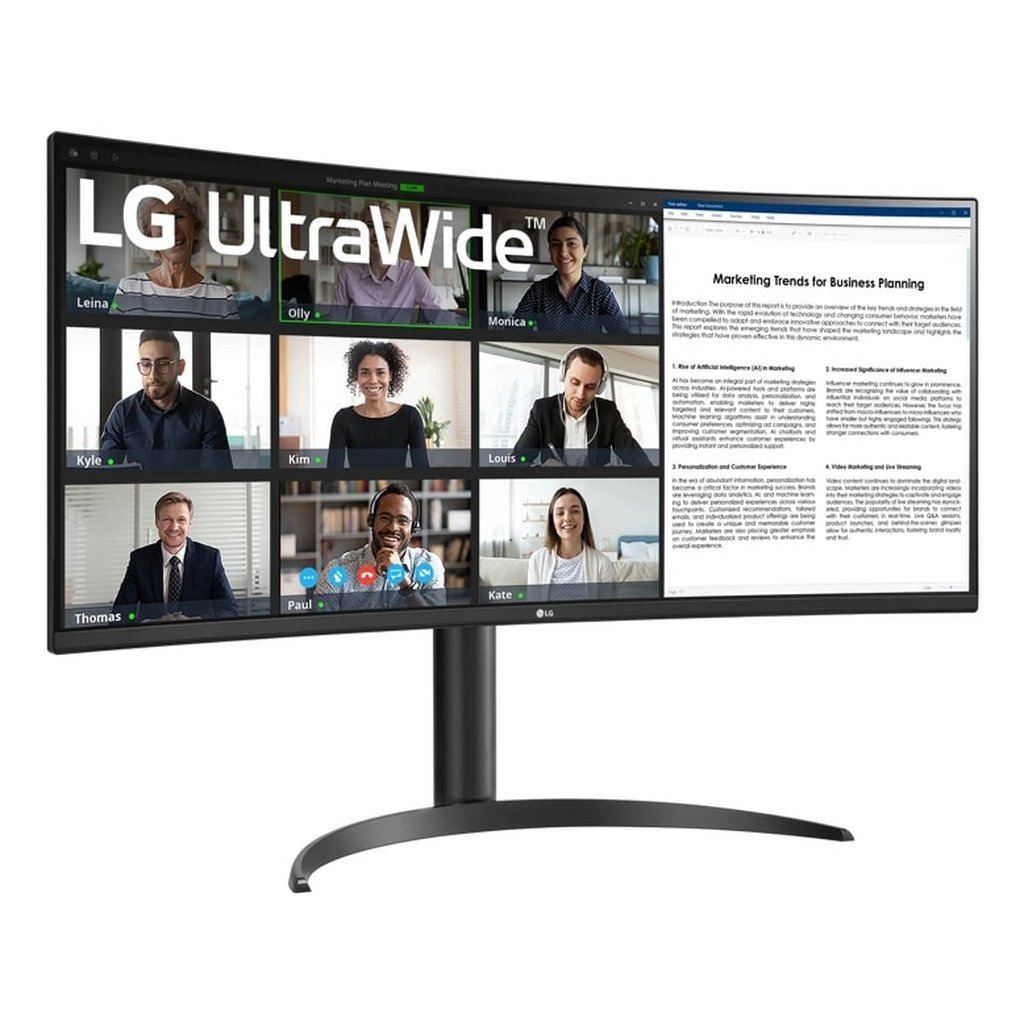 LG 34WR55QK-B computer monitor 86.4 cm (34") 3440 x 1440 pixels Wide Quad HD Black - Image 2