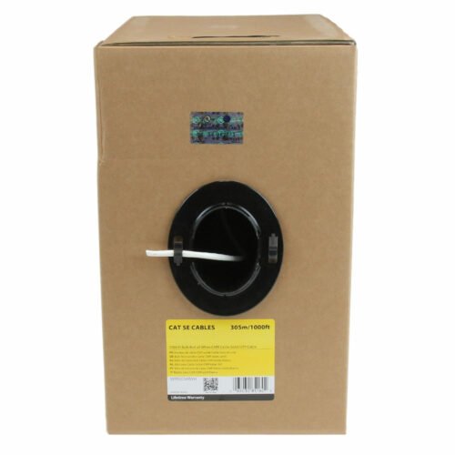 StarTech.com Bulk Cat 5e Ethernet Cable - 1000 ft. (304,8m) - Solid - CMR-Rated - White - TAA Compliant - Image 2