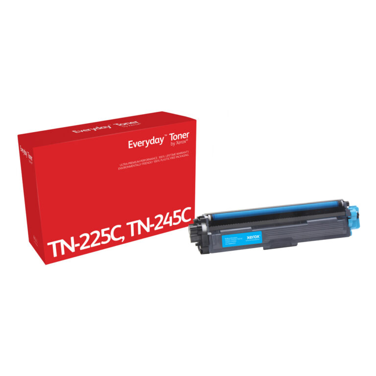 Everyday™ Cyan Toner by Xerox compatible with Brother TN225C/ TN245C, High capacity