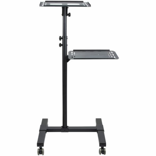 StarTech.com Mobile Projector and Laptop Stand/Cart - Heavy Duty Portable Projector Stand (2 Shelves, hold 22lb/10kg each) - He - Image 7