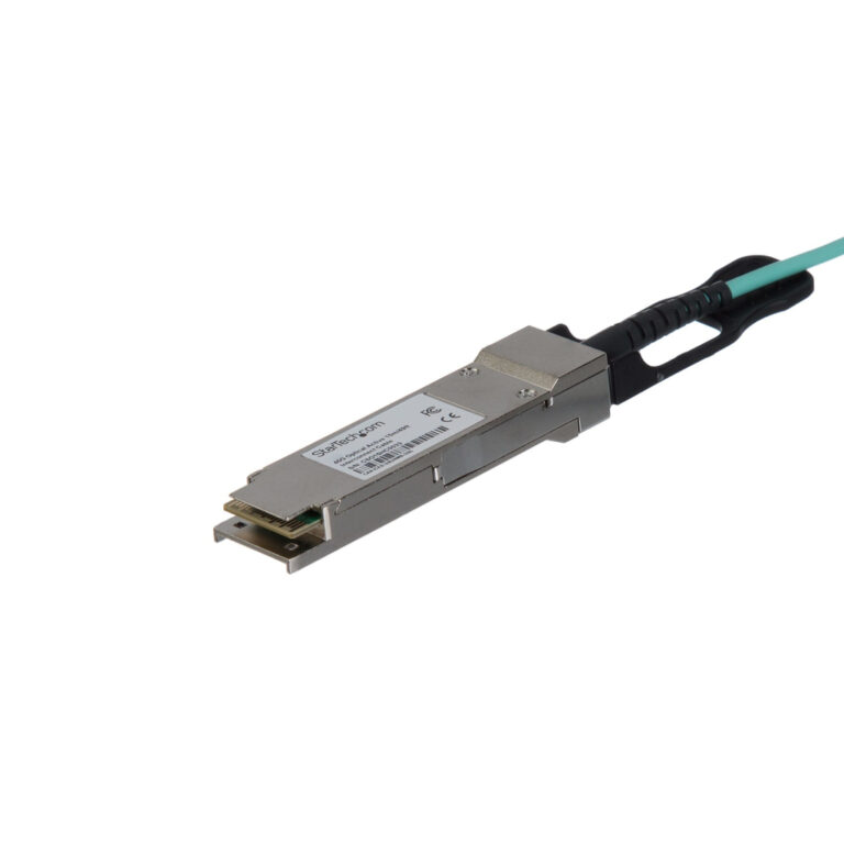 StarTech.com Cisco QSFP-H40G-AOC15M Compatible 5m/16.4ft 40G QSFP+ to QSFP+ AOC Cable - 40GbE QSFP+ Active Optical Fiber - 40Gb