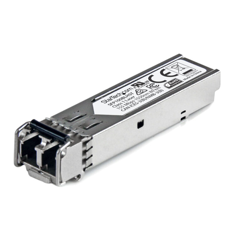 StarTech.com MSA Compliant SFP Transceiver Module - 100BASE-LH~MSA Uncoded SFP Module - 100BASE-LH - 100MbE Single Mode Fiber (