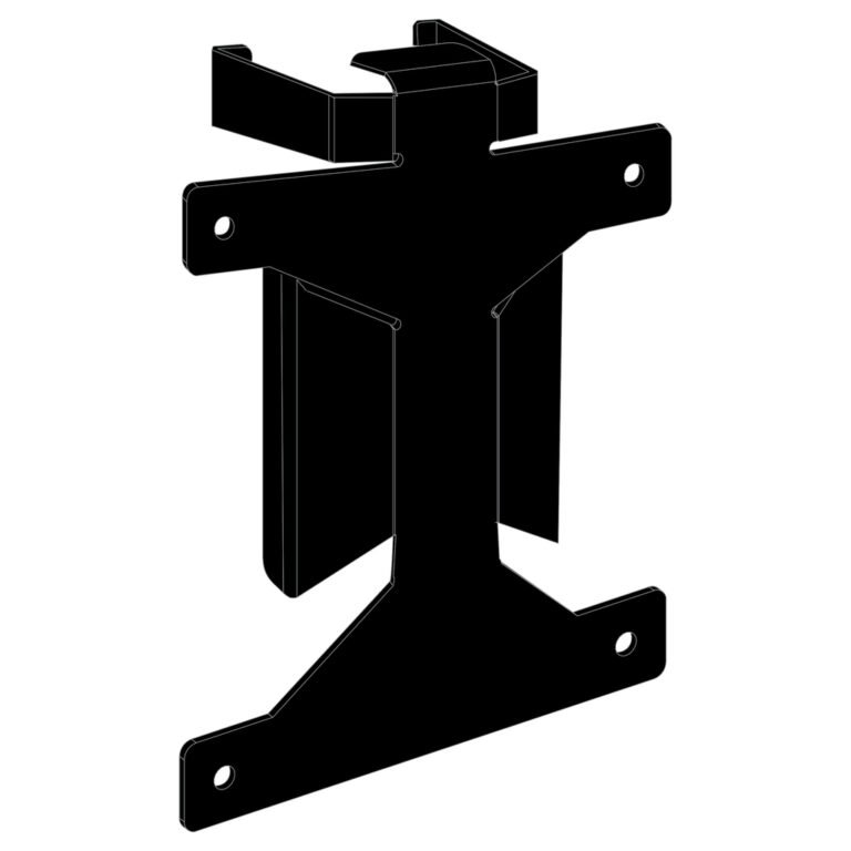 iiyama MD BRPCV05 CPU holder Monitor stand-mounted CPU holder Black