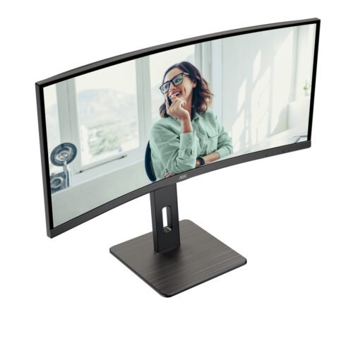 AOC CU34P3CV computer monitor 86.4 cm (34") 3440 x 1440 pixels UltraWide Quad HD LED Black - Image 4