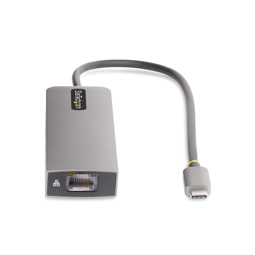 StarTech.com 3-Port USB-C Hub with 2.5 Gbps Ethernet and 100W Power Delivery Pass-Through Port, USB 3.2 10Gbps, 2x USB-A/1x USB - Image 5