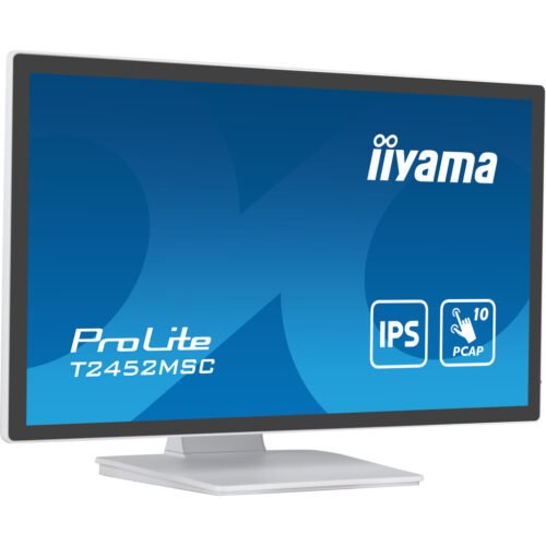 iiyama ProLite 23.8” PCAP 10pt touchscreen monitor featuring IPS panel technology, Edge-to-Edge glass design and anti fingerp - Image 4