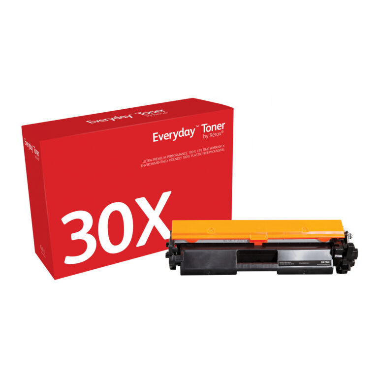 Everyday™ Black Toner by Xerox compatible with HP 30X (CF230X), High capacity