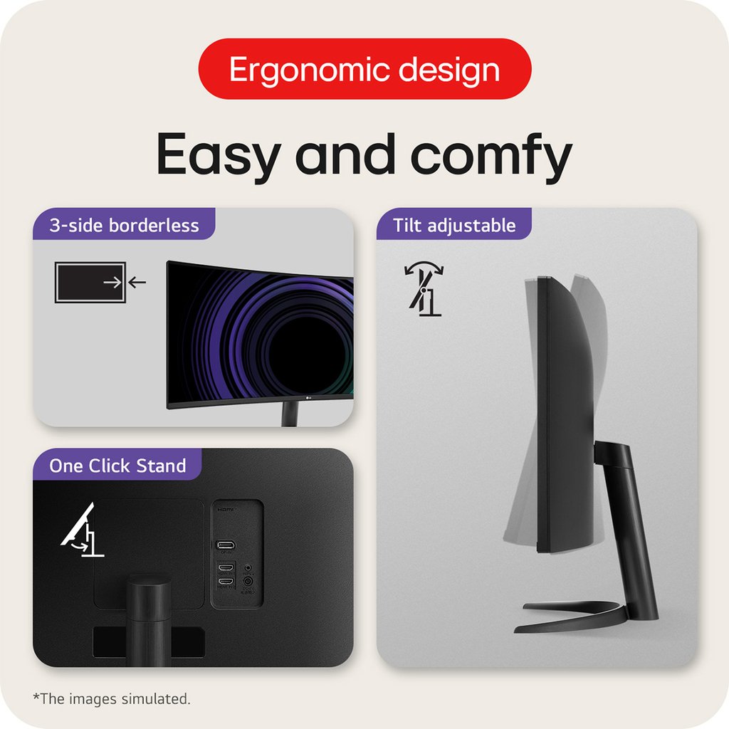 LG 34WR50QK-B computer monitor 86.4 cm (34") 3440 x 1440 pixels Wide Quad HD Black - Image 7