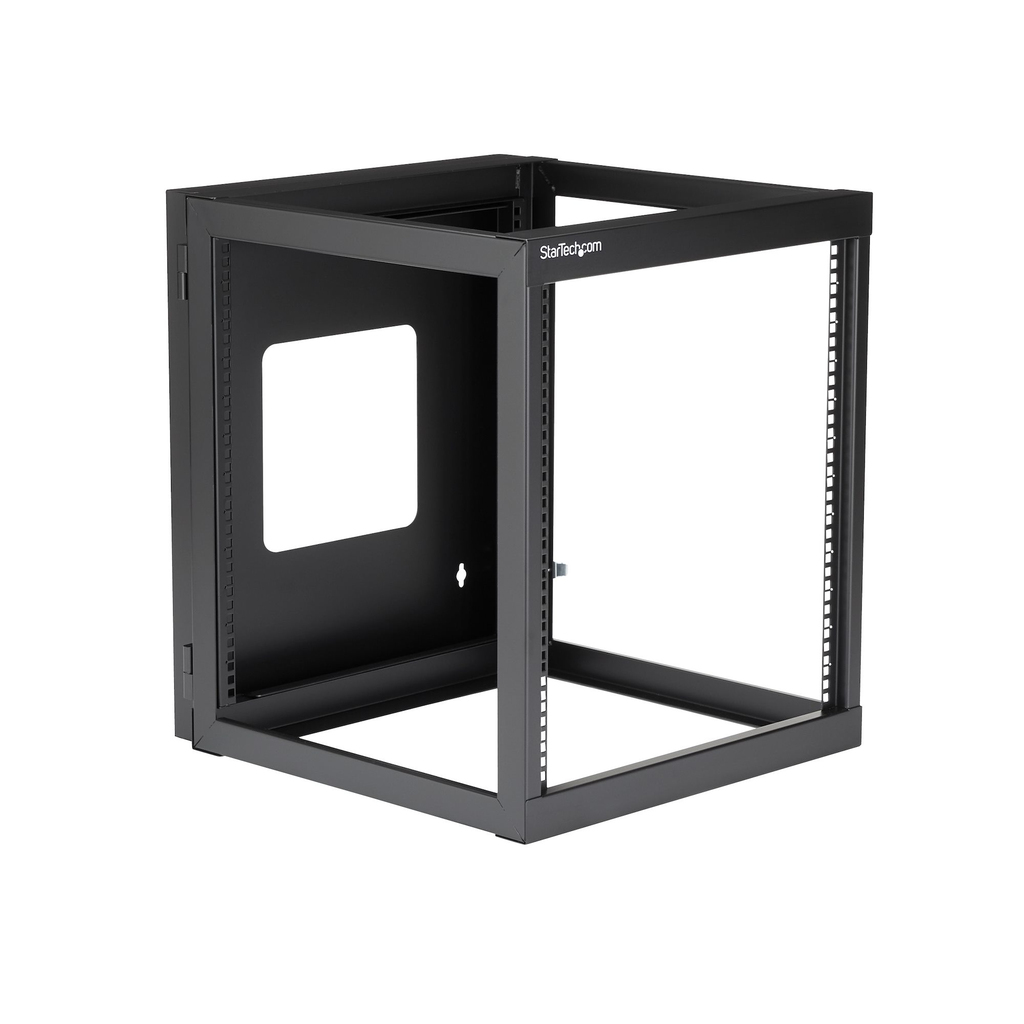 StarTech.com 12U Hinged Open Frame Wall-Mount Server Rack - 22 in. Deep - Image 3