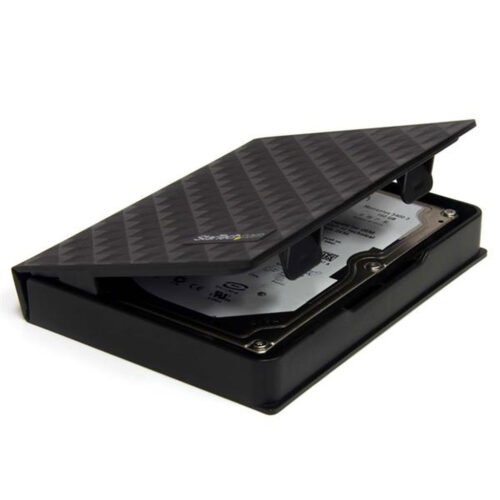 StarTech.com 2.5in Anti-Static Hard Drive Protector Case - Black (3pk) - Image 3