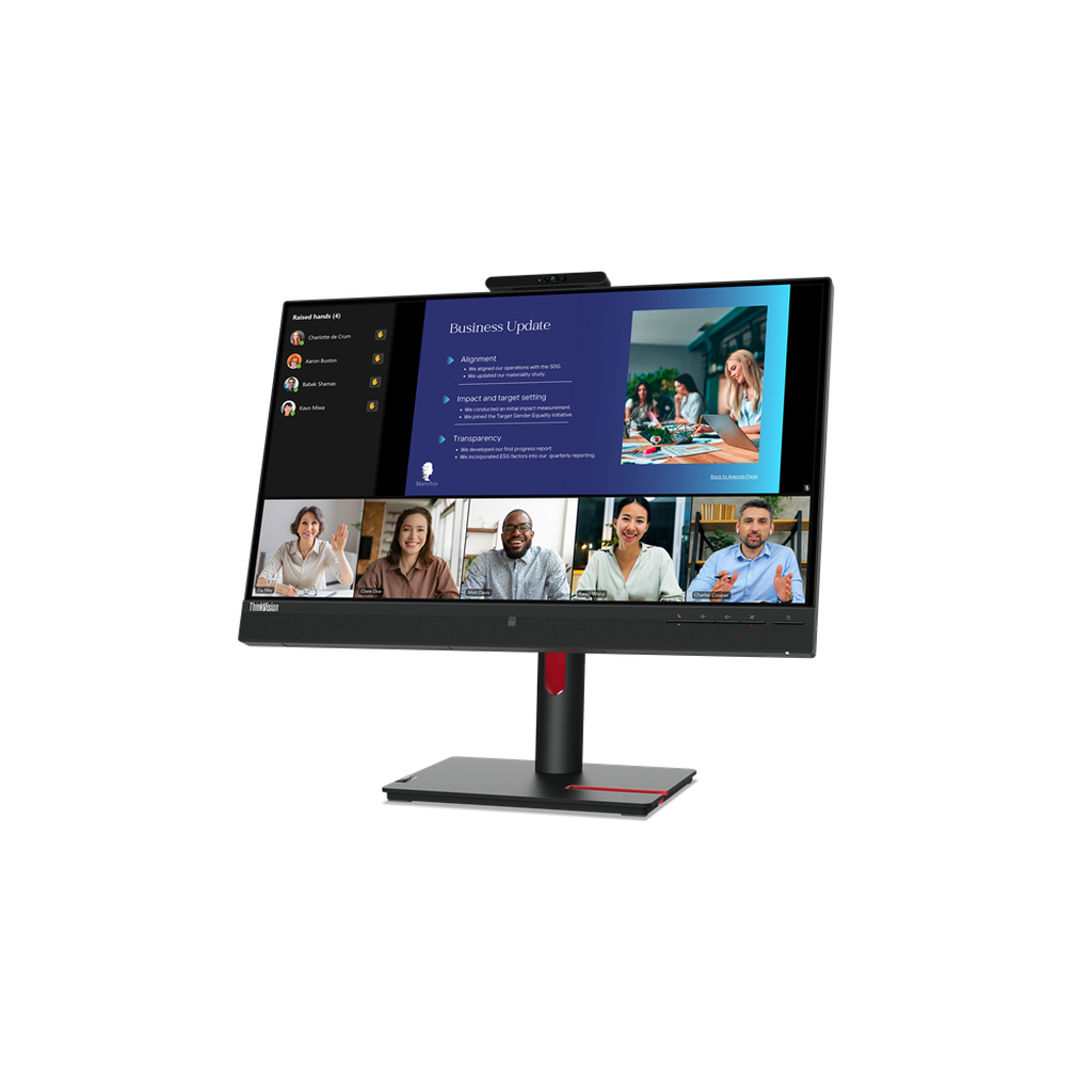 Lenovo ThinkVision T24v-30 LED display 60.5 cm (23.8") 1920 x 1080 pixels Full HD Black - Image 2