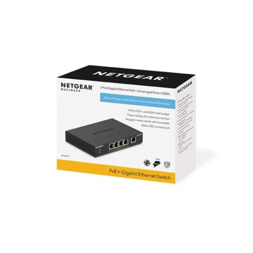 NETGEAR GS305PP Unmanaged Gigabit Ethernet (10/100/1000) Power over Ethernet (PoE) Black - Image 6