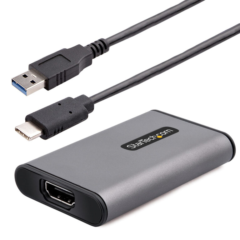 StarTech.com USB 3.0 HDMI Video Capture Device, 4K 30Hz Video Capture Adapter/External USB Capture Card, UVC, Live Stream, Scre