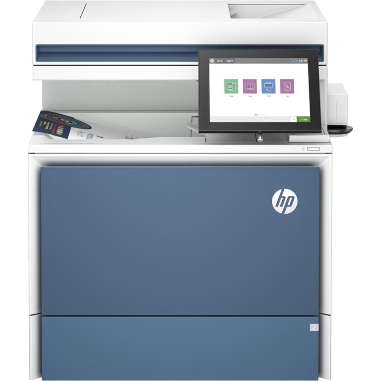 HP Color LaserJet Enterprise MFP 5800f Printer, Print, copy, scan, fax, Automatic document feeder; Optional high-capacity trays