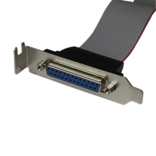 StarTech.com Low Profile 16in Parallel Port Header Cable Adapter with Bracket – DB25 (F) to IDC26 - Image 4