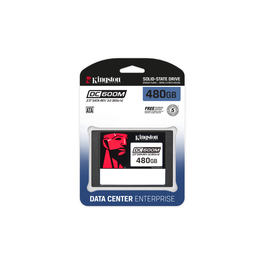 Kingston Technology 480G DC600M (Mixed-Use) 2.5” Enterprise SATA SSD - Image 3