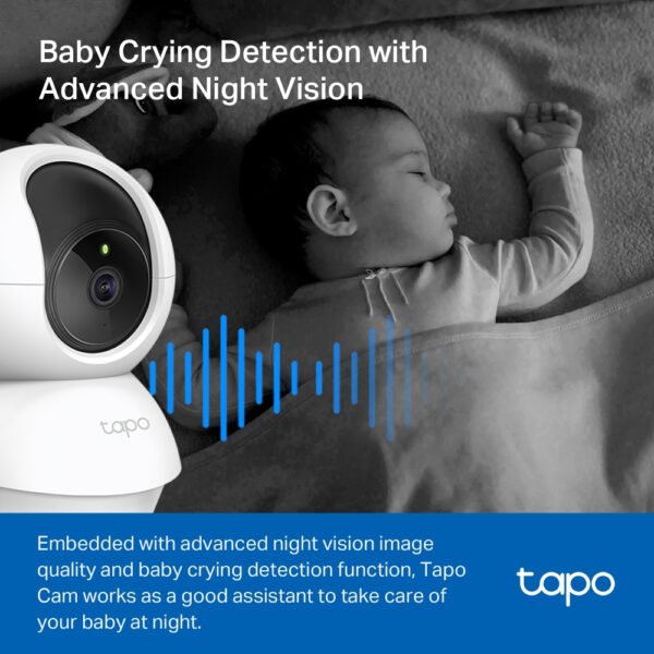 TP-Link Tapo Pan/Tilt Home Security Wi-Fi Camera - Image 5