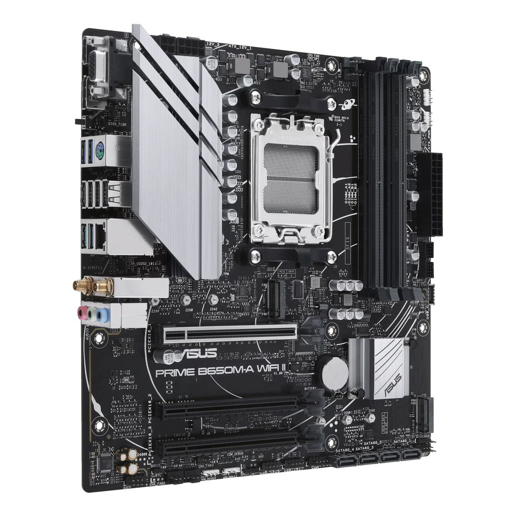 ASUS PRIME B650M-A WIFI II AMD B650 Socket AM5 micro ATX - Image 3