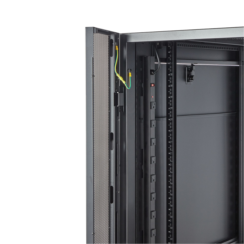 StarTech.com 4-Post 42U Server Rack Cabinet, 19" Data Rack Cabinet for Computer / AV / IT Equipment mount, Rack Server Cabinet - Image 3