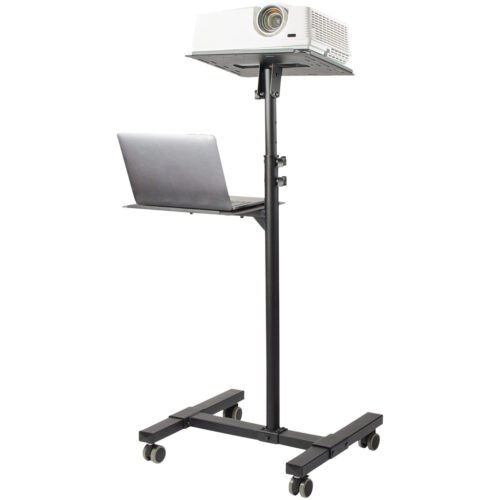 StarTech.com Mobile Projector and Laptop Stand/Cart - Heavy Duty Portable Projector Stand (2 Shelves, hold 22lb/10kg each) - He - Image 13