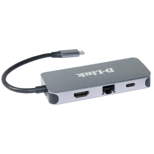 D-Link 6-in-1 USB-C Hub with HDMI/Gigabit Ethernet/Power Delivery - Image 2