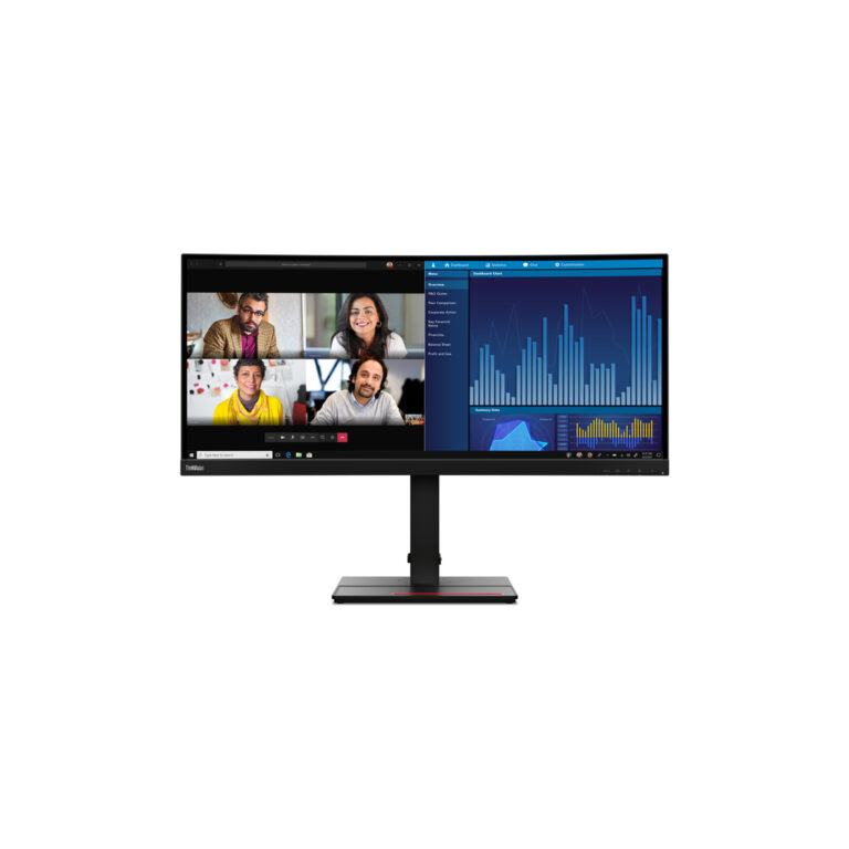 Lenovo ThinkVision P34w-20 computer monitor 86.7 cm (34.1") 3440 x 1440 pixels Wide Quad HD LED Black