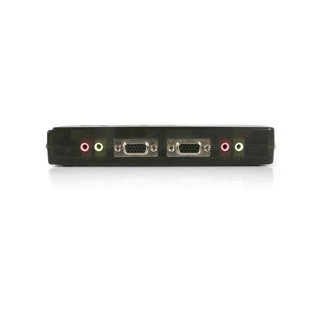 StarTech.com 4 Port Black USB KVM Switch Kit with Cables and Audio - Image 2