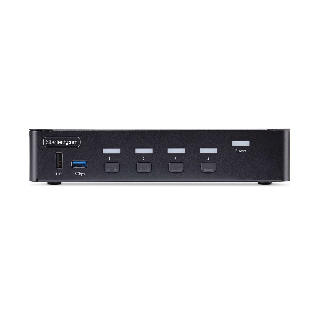 StarTech.com 4-Port DisplayPort KVM Switch, 8K 60Hz / 4K 144Hz, Single Display, DP 1.4, 2x USB 3.0 Ports, 4x USB 2.0 HID Ports, - Image 3