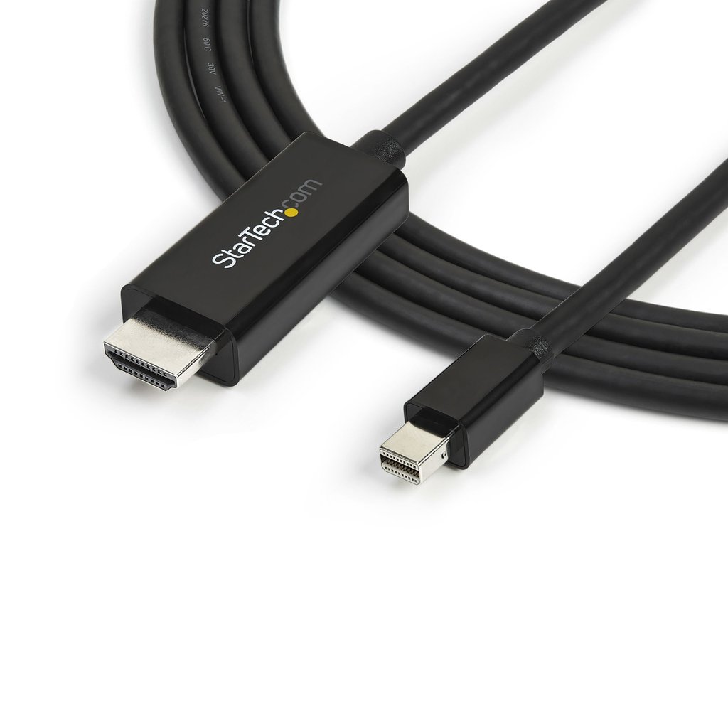 StarTech.com 10ft (3m) Mini DisplayPort to HDMI Cable - 4K 30Hz Video - mDP to HDMI Adapter Cable - Mini DP or Thunderbolt 1/2 - Image 3