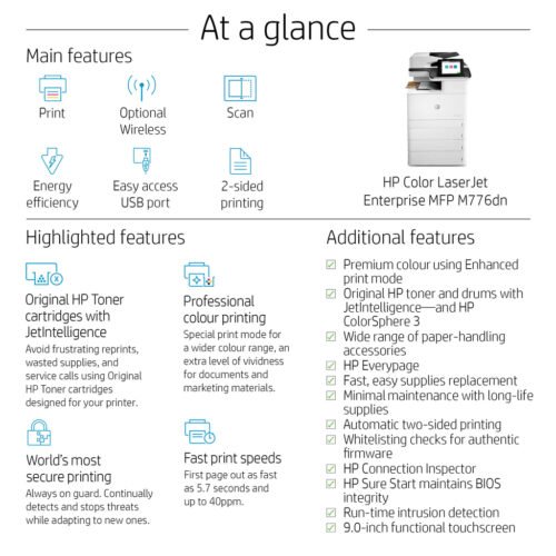HP Color LaserJet Enterprise MFP M776dn - Image 20