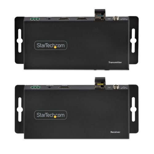 StarTech.com 4K HDMI over Fiber Extender Kit, 4K 60Hz up to 3300ft/1km (Single Mode) or 1000ft/300m (Multimode) LC Fiber Optic, - Image 5