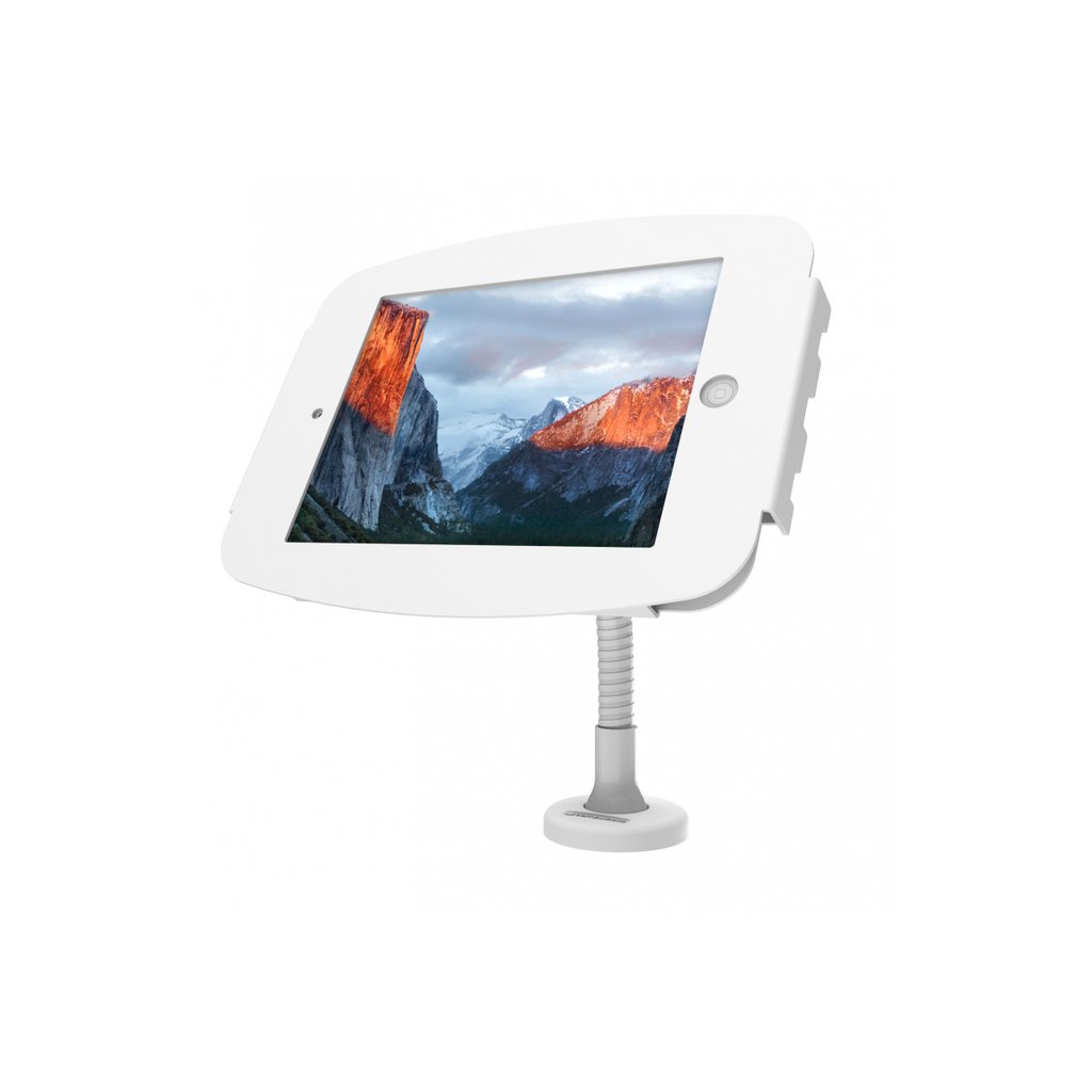 Compulocks iPad 10.2" Space Enclosure Flex Arm Mount White - Image 5