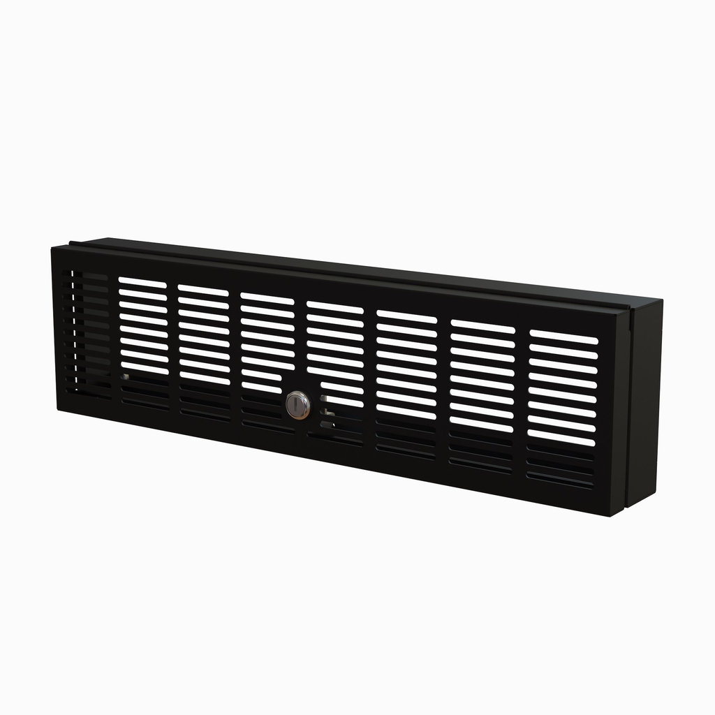 StarTech.com 3U Rack Mount Security Cover - Hinged Locking Rack Panel/ Cage/Door for Physical Security/ Access Control of 19" S