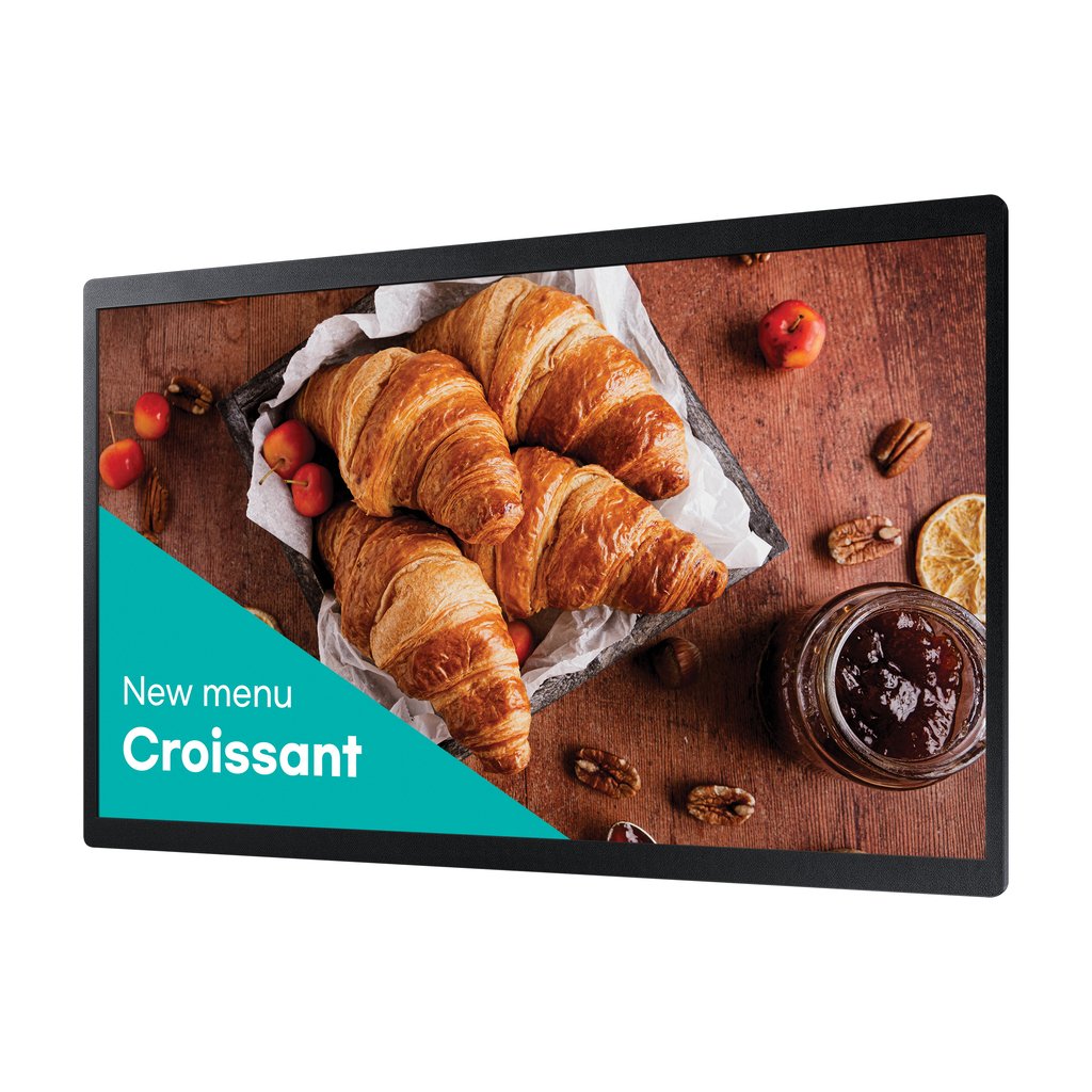 Samsung QB24C Digital signage flat panel 61 cm (24") LED Wi-Fi 250 cd/m² Full HD Black Built-in processor Tizen 16/7 - Image 2
