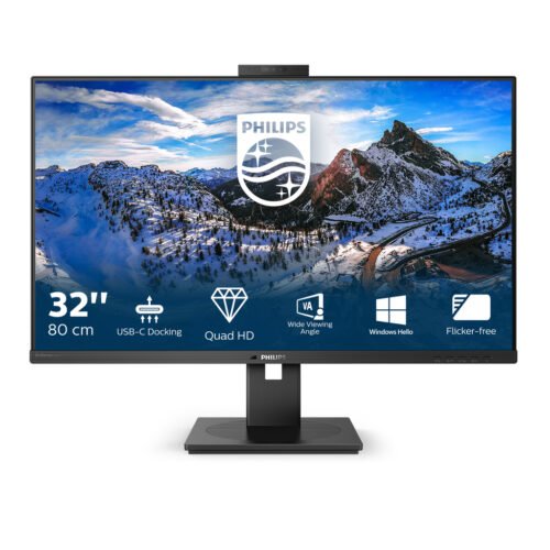 Philips P Line 326P1H/00 LED display 80 cm (31.5") 2560 x 1440 pixels Quad HD Black - Image 2