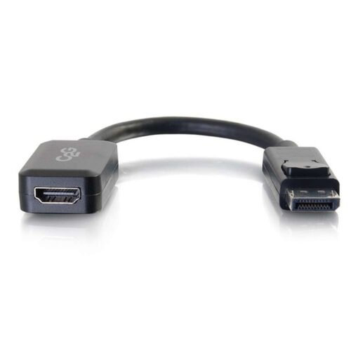 C2G 8in DisplayPort™ Male to HDMI Female Adapter Converter - Black - Image 5