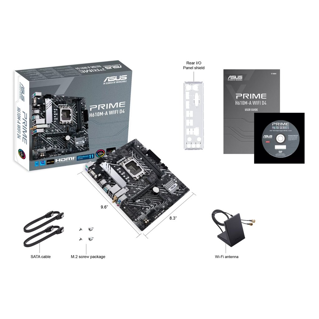 ASUS PRIME H610M-A WIFI D4 Intel H610 LGA 1700 micro ATX - Image 7